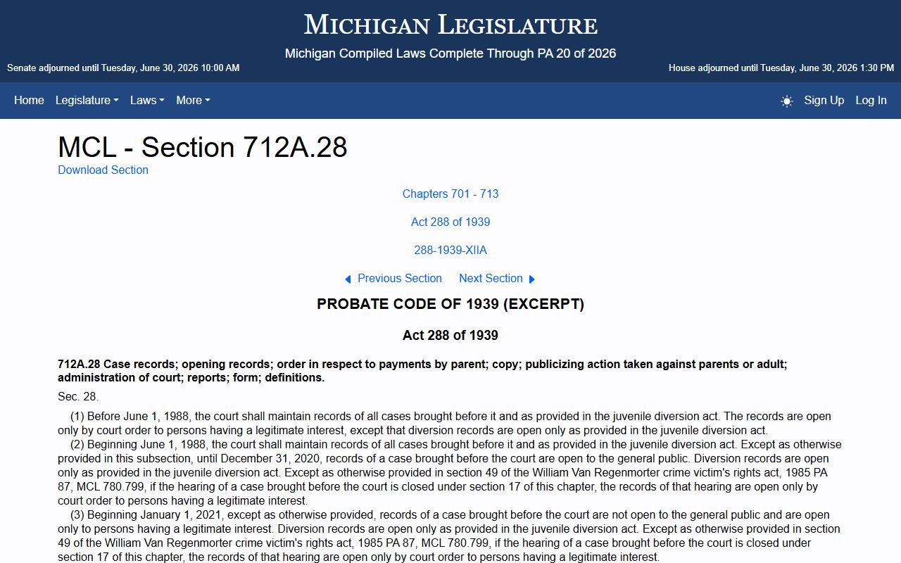 Eaton County probate records