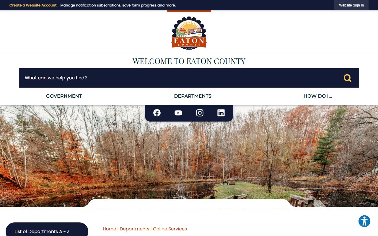 Eaton County Court records online services hub